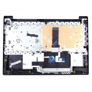 Tastatura Lenovo IdeaPad 3-15ADA05 Gri cu Palmrest Albastru cu TouchPad iluminata backlit