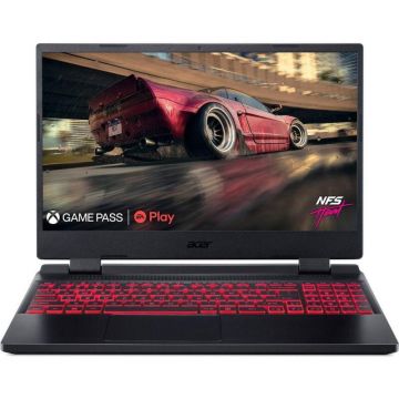 Acer Laptop Gaming Acer Nitro 5 AN515-58, Intel Core i9-12900H, 15.6 inch FHD, 16GB RAM, 1TB SSD, nVidia RTX 4060 8GB, Free DOS, Negru