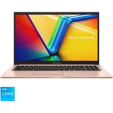 Asus Laptop ASUS 15.6'' Vivobook 15 X1504VA, FHD, Procesor Intel® Core™ i3-1315U (10M Cache, up to 4.50 GHz), 8GB DDR4, 512GB SSD, GMA UHD, No OS, Terra Cotta