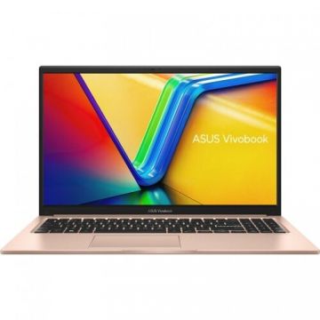 Asus Laptop ASUS 15.6'' Vivobook 15 X1504VA, FHD, Procesor Intel® Core™ i5-1335U (12M Cache, up to 4.60 GHz), 16GB DDR4, 512GB SSD, Intel Iris Xe, No OS, Terra Cotta