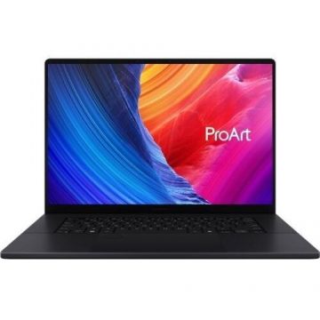 Asus Laptop ASUS 16'' ProArt P16 OLED H7606WV, 4K Touch, Procesor AMD Ryzen™ AI 9 HX 370 (24M Cache, up to 5.1 GHz), 32GB LPDDR5X, 2TB SSD, GeForce RTX 4060 8GB, Win 11 Pro, Negru