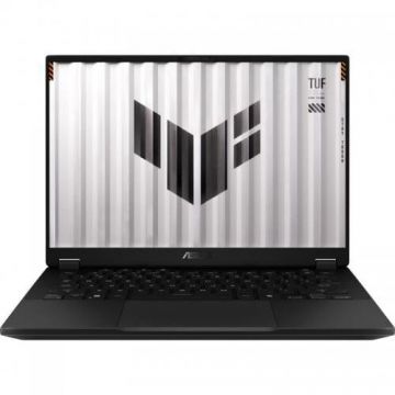 Asus Laptop ASUS Gaming 14'' TUF A14 FA401UU, 2.5K 165Hz, Procesor AMD Ryzen™ 7 8845HS (16M Cache, up to 5.1 GHz), 16GB LPDDR5X, 512GB SSD, GeForce RTX 4050 6GB, No OS, Gri