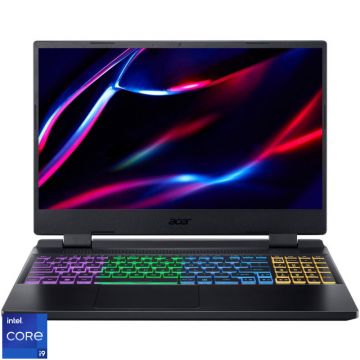 Laptop Acer Gaming 15.6'' Nitro 5 AN515-58, FHD IPS 165Hz, Procesor Intel® Core™ i9-12900H (24M Cache, up to 5.00 GHz), 16GB DDR5, 1TB SSD, GeForce RTX 4060 8GB, No OS, Black