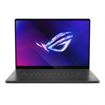 Laptop Gaming ASUS ROG Zephyrus G16 GA605WV (Procesor AMD Ryzen™ AI 9 HX 370 (24M Cache, up to 5.10 GHz), 16inch 2.5K OLED 240Hz, 32GB DDR5, 1TB SSD, NVIDIA GeForce RTX 4060 @8GB, DLSS 3.0, Win 11 Home, Gri)