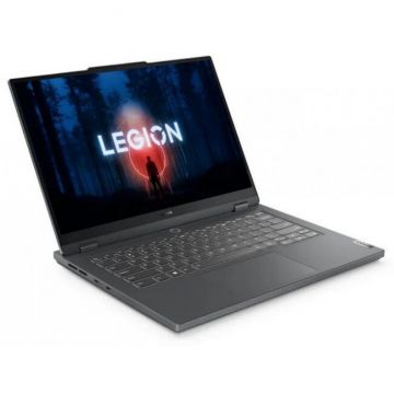 Laptop Legion Slim 5 14 AMD Ryzen 7 7840HS 14.5inch WQXGA+-OLED 16GB 512GB Windows 11 Home RTX4060 Negru