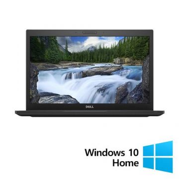 Laptop Refurbished DELL Latitude 7490, Intel Core i5-8350U 1.70 - 3.60GHz, 8GB DDR4, 256GB, 14 Inch Full HD LED, Webcam + Windows 10 Home