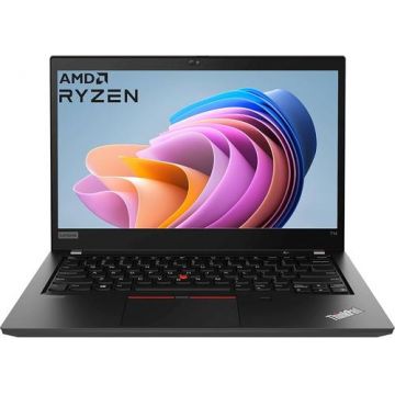 Laptop Refurbished LENOVO ThinkPad T14 Gen 1, AMD Ryzen 5 Pro 4650U 2.10 - 4.00GHz, 16GB DDR4, 512GB SSD, 14 Inch Full HD, Webcam, Tastatura US