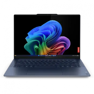 Laptop Yoga Slim 7 3K 14 inch Snapdragon X1E-78-100 16GB 512GB SSD Windows 11 Home Cosmic Blue