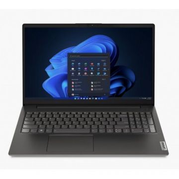 Lenovo Laptop Lenovo V15 G3 IAP, Intel Core i5-1235U, 15.6 inch FHD, 8GB RAM, 256GB SSD, Windows 11 Pro, Negru