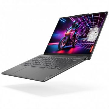 Lenovo Ultrabook Lenovo 14'' Yoga 7 2-in-1 14AHP9, WUXGA OLED Touch, Procesor AMD Ryzen™ 7 8840HS (16M Cache, up to 5.10 GHz), 16GB LPDDR5X, 1TB SSD, AMD Radeon 780M, Win 11 Home, 3Yr Onsite Premium Care, Gri