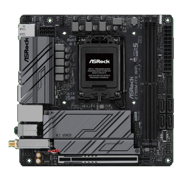 Placa de baza ASRock Z790M-ITX WiFi, DDR5, Intel Z790, LGA 1700, Mini-ITX