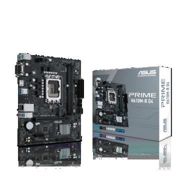 Placa de baza ASUS PRIME H610M-R D4, Intel H610, LGA 1700, mATX