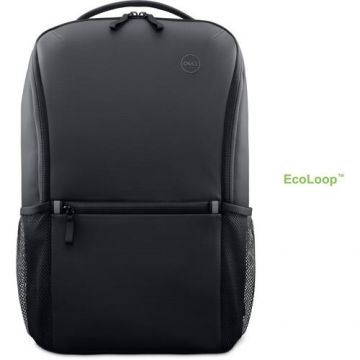 Rucsac laptop Dell EcoLoop Essential CP3724, textil, 16 inch, Negru