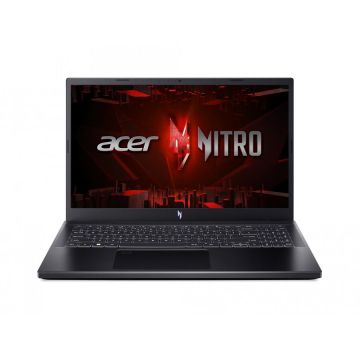 Acer Laptop Gaming Acer Nitro V ANV15-51, Intel Core i5-13420H, 15.6 inch FHD, 16GB RAM, 512GB SSD, nVidia RTX 4060 8GB, Free DOS, Negru