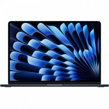 Apple Laptop Apple MacBook Air, Apple M3, 15.3 inch, 8GB RAM, 512GB SSD, Mac OS, Negru