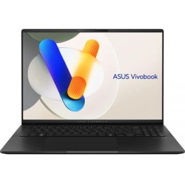 Asus Laptop ASUS 16'' Vivobook S 16 OLED M5606WA, 3.2K 120Hz, Procesor AMD Ryzen™ AI 9 365 (24M Cache, up to 5.0 GHz), 24GB LPDDR5X, 1TB SSD, AMD Radeon 880M, No OS,  Negru