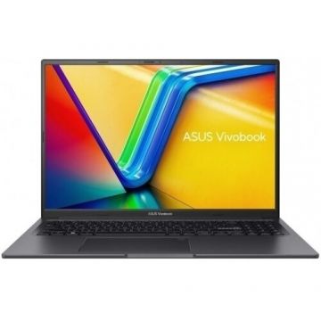 Asus Laptop Asus Vivobook 16X K3605ZC, Intel Core i5-12500H, 16 inch WUXGA, 16GB RAM, 1TB SSD, nVidia RTX 3050 4GB, Free DOS, Negru