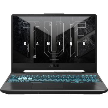 Asus Laptop Gaming Asus TUF A15 FA506NF, AMD Ryzen 5 7535HS, 15.6 inch FHD, 16GB RAM, 1TB SSD, nVidia RTX 2050 4GB, Free DOS, Negru