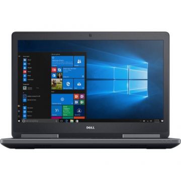 Laptop Refurbished Dell Precision 7720, Intel Core i7-7820HQ 2.90-3.90GHz, 16GB DDR4, 512GB SSD, nVidia Quadro P3000 6GB GDDR5, 17.3 Inch HD+, Webcam