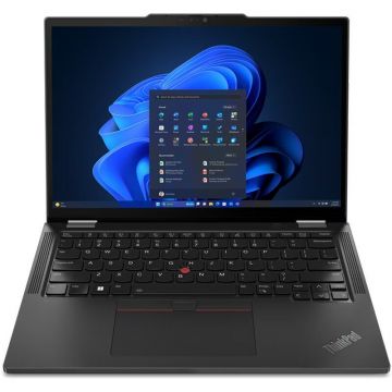 Lenovo Laptop 2 in 1 Lenovo ThinkPad X13 Gen 5, Intel Core Ultra 7 155U, 13.3 inch WUXGA Touch, 32GB RAM, 1TB SSD, Windows 11 Pro, Negru