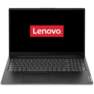 Lenovo Laptop Lenovo V15 G4 AMN, AMD Ryzen 5 7520U, 15.6 inch FHD, 16GB RAM, 512GB SSD, Free DOS, Negru