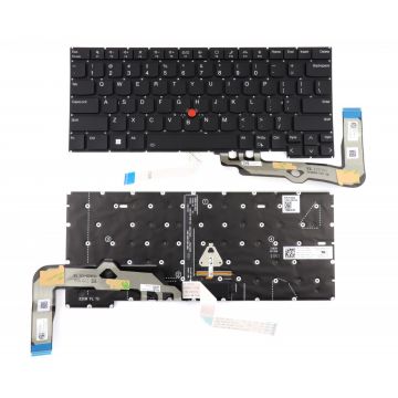 Tastatura Lenovo SN21D68632 iluminata layout US fara rama enter mic