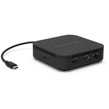 Belkin Docking Belkin CONNECT Thunderbolt 3 Core displayport/HDMI 60wPD dock pentru Mac și Windows cu cablu Thunderbolt legat – Negru, F4U110bt