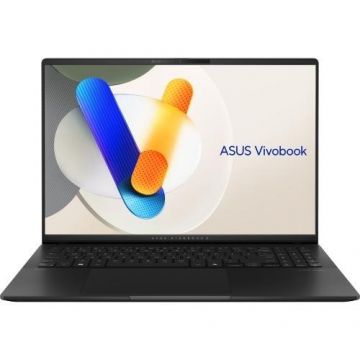 Laptop ASUS VivoBook S 16 OLED M5606WA (Procesor AMD Ryzen™ AI 9 HX 370 (24M Cache, up to 5.1 GHz) 16inch 3.2K 120Hz, 32GB, 1TB SSD, AMD Radeon 890M Graphics, Negru)