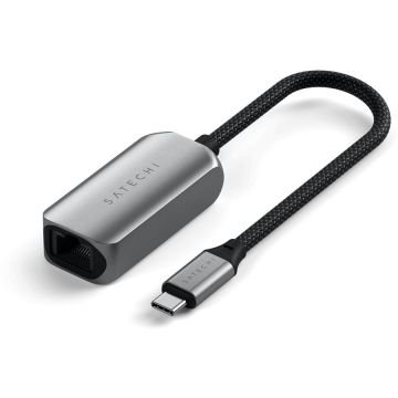 Satechi Satechi USB-C 2.5 Gigabit Ethernet Adapter - Space Grey