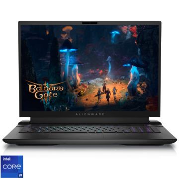 Laptop Alienware Gaming 18'' m18 R2, QHD+ 165Hz, Procesor Intel® Core™ i9 14900HX (36M Cache, up to 5.80 GHz), 64GB DDR5, 2TB SSD, GeForce RTX 4090 16GB, Win 11 Pro, Dark Metallic Moon, 3Yr