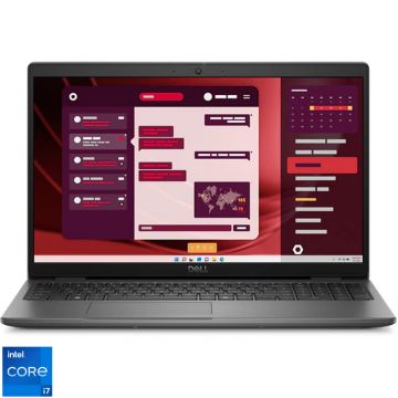 Laptop DELL 15.6'' Latitude 3550, FHD, Procesor Intel® Core™ i7-1355U (12M Cache, up to 5.00 GHz), 16GB DDR5, 512GB SSD, Intel Iris Xe, Linux, 3Yr ProSupport