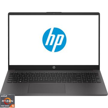 Laptop HP 15.6'' 255 G10, FHD, Procesor AMD Ryzen™ 5 7530U (16M Cache, up to 4.5 GHz), 16GB DDR4, 512GB SSD, AMD Radeon, Free DOS, Dark Ash Silver