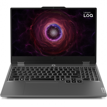 Laptop LOQ FHD 15.6 inch AMD Ryzen 5 7235HS 16GB 512GB SSD RTX 3050 Free Dos Grey