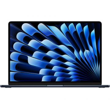 Laptop MacBook Air 15.3 inch Retina M3 8GB 512GB SSD macOS Midnight