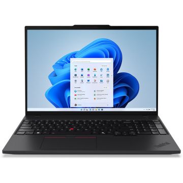 Laptop ThinkPad T16 Gen 3 16 inch WUXGA Intel Core Ultra 7 155U 64GB DDR5 2TB SSD Windows 11 Pro Black