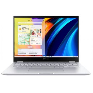 Laptop Vivobook S14 Flip OLED 14 inch Intel Core i5-1335U 16GB 1TB SSD Windows 11 Home Silver