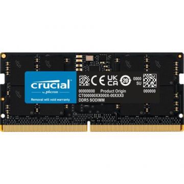 Memorie laptop Crucial 16GB, DDR5, 5600MHz, CL46, 1.1v