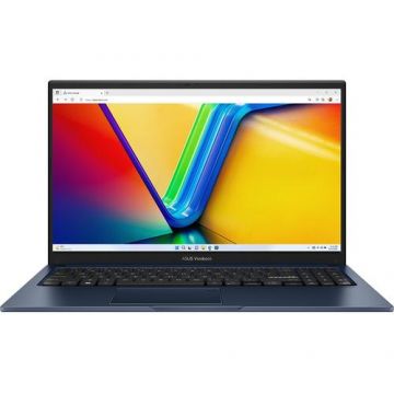 Laptop ASUS Vivobook F1504ZA (Procesor Intel Core i5-1235U (12M Cache, up to 4.40 GHz) 15.6inch FHD, 8GB, 512GB SSD, Intel UHD Graphics, Albastru)