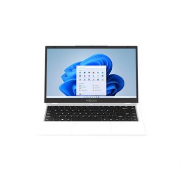 Laptop Maxcom Office mBook14 Lite cu procesor Intel® Celeron® N4020 4M Cache pana la 2.80 GHz, 14” 1366×768, 4GB, SSD 128 GB, Intel UHD 600, Windows 11 Home, Alb