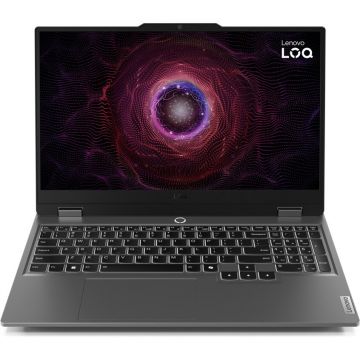 Lenovo Laptop Gaming Lenovo LOQ, AMD Ryzen 5 7235HS, 15.6 inch FHD, 16GB RAM, 512GB SSD, nVidia RTX 3050 6GB, Free DOS, Gri