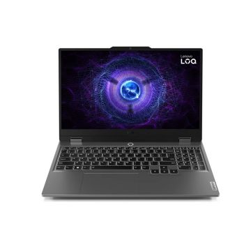 Lenovo Laptop Gaming Lenovo LOQ, Intel Core i5-12450HX, 15.6 inch FHD, 16GB RAM, 512GB SSD, nVidia RTX 4060 8GB, Windows 11 Home, Gri