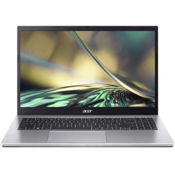 Acer Laptop Acer Aspire 3 A315-59, Intel Core i7-1255U, 15.6 inch FHD, 16GB RAM, 1TB SSD, Free DOS, Argintiu