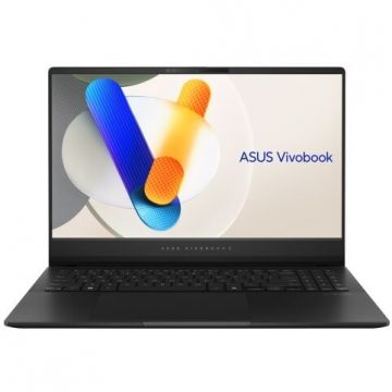 Asus Laptop Asus Vivobook S 15 S5506MA-MA024W, Intel Core Ultra 9 185H, 15.6 inch 2.8K, 32GB RAM, 1TB SSD, Windows 11 Home, Negru