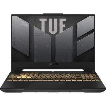 Asus Laptop Gaming Asus TUF F15 FX507ZC4, Intel Core i5-12500H, 15.6 inch FHD, 16GB RAM, 512GB SSD, nVidia RTX 3050 4GB, Free DOS, Gri