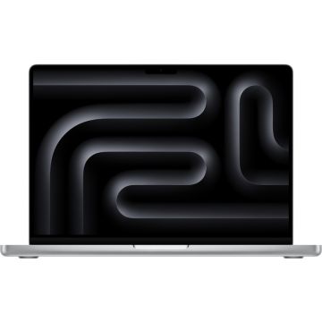 Laptop Apple 14.2'' MacBook Pro 14 Liquid Retina XDR, Apple M4 chip (10-core CPU), 16GB, 512GB SSD, Apple M4 10-core GPU, macOS, Silver, INT keyboard, 2024