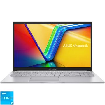 Laptop ASUS 15.6'' Vivobook 15 F1504ZA, FHD, Procesor Intel® Core™ i3-1215U (10M Cache, up to 4.40 GHz, with IPU), 8GB DDR4, 512GB SSD, Intel UHD, No OS, Cool Silver