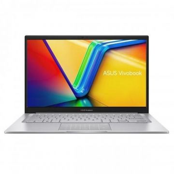 Laptop ASUS Vivobook 14 F1404VA (Procesor Intel Core i7-1355U (12M Cache, up to 5.00 GHz) 14inch FHD, 16GB, 1TB SSD, Intel Iris Xe Graphics, Win 11 Home, Argintiu/Verde)