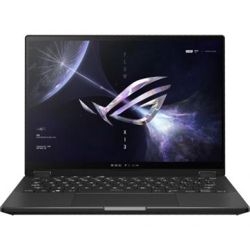 Laptop Gaming ASUS ROG Flow X13 GV302XI (Procesor AMD Ryzen 9 7940HS (16M Cache, up to 5.2 GHz), 13.4inch QHD+ 165Hz Touch, 32GB, 1TB SSD, GeForce RTX 4070 @8GB, Windows 11 Pro, Negru)