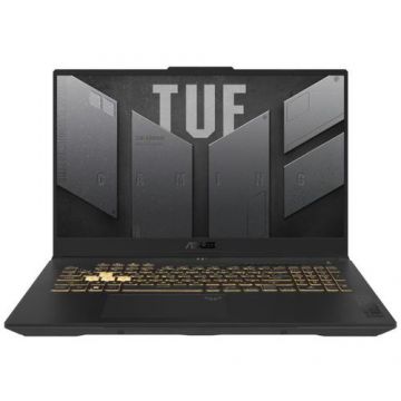 Laptop Gaming Asus TUF F17 FX707VU (Procesor Intel® Core™ i7-13620H (24M Cache, up to 4.90 GHz), 17.3inch FHD 144Hz, 16GB, 512GB SSD, nVidia GeForce RTX 4050 @6GB, Negru/Gri)