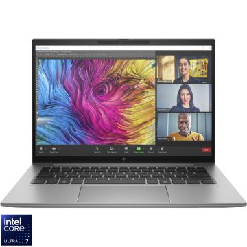 Laptop HP 14'' ZBook Firefly 14 G11, WUXGA IPS, Procesor Intel® Core™ Ultra 7 155H (24M Cache, up to 4.80 GHz), 32GB DDR5, 1TB SSD, RTX A500 4GB, Win 11 Pro